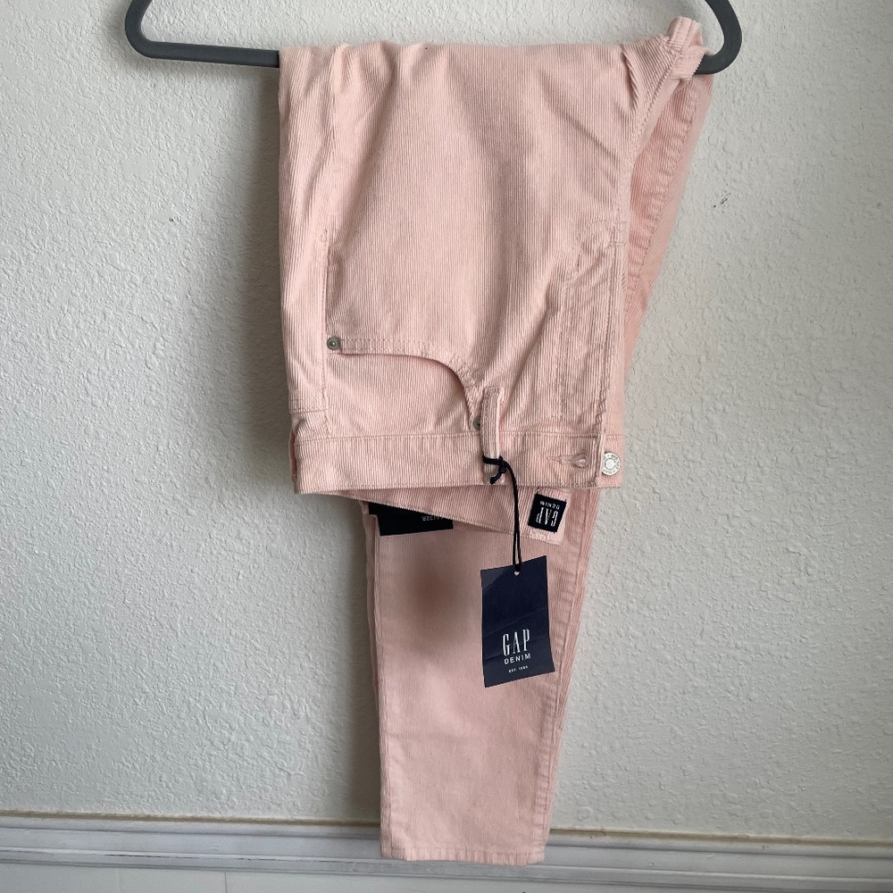 Pink cords Gap size 14 NWT